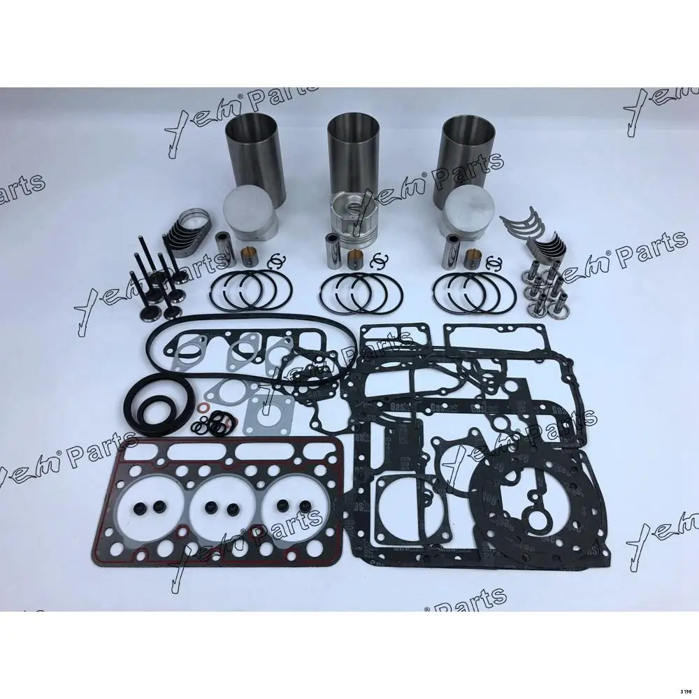 For Kubota D1402 IDI Overhaul Kit With Bush Excavator Engine Part 3
