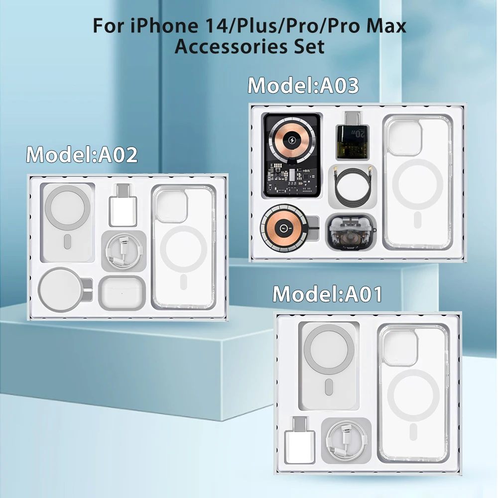 2023 Luxury Accessories Set For Iphone 14 Tech Accessories Set