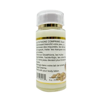 Complément Alimentaire GLUTATHIONE BLANCHE – 4 Boîtes De Gélules, éclaircissant, Vitamine C