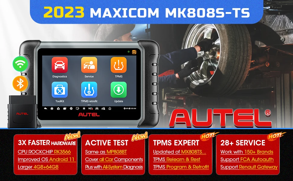 2024 autel maxicom mk808s-ts mk808ts mk808bt pro mk808s ts mk808 bt ts mx808ts mx808bt mk 808ts tpms programming tool scanner manufacture