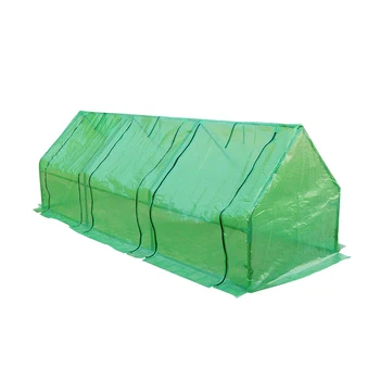 Sunshine Garden Outdoor Portable Mini Greenhouse Tent with Zippered Side Doors