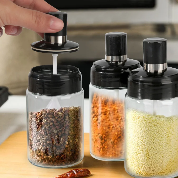 Cooking Oil Condiment Dispenser Seasoning Container Sauce and Spice ...