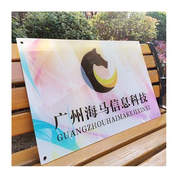 Custom Size Printing High Quality Acrylic Sign Types of Advertising Boards