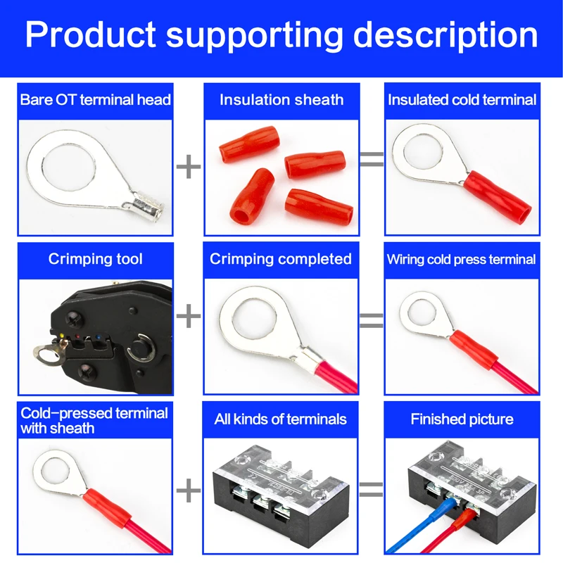 TR 1-14 圧着銅管端子(TR形)(JCAA規格) ニチフ 電線抱合範囲8～14mm<sup>2</sup> 1箱(50個) TR 1-14 -  【通販モノタロウ】 KOKYLEZN 140個 SC 裸端子 ラグ 錫メッキ銅管 ラグリング シール バッテリー ワイヤー コネクター 裸ケーブル 圧着