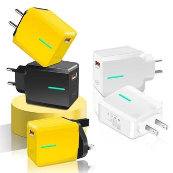 New Arrival Super Fast Charging EU UK US Wall Charger USB Port 66W Phone Chargers For Mobile Phone