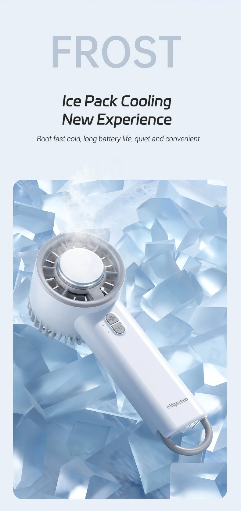 product mini electric fan portable ventilateur rechargeable cold compress air cooling turbo fan home camping outdoor mini cooling fan-3