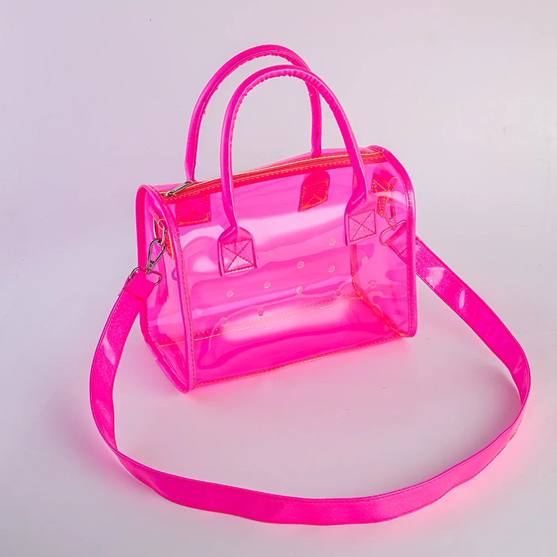 Clear PVC Pink Handbag Tote Femme Bolsa Hologram Weekend Bag New Spend The  Night Hoe Ita Bag for Women Sac Tas Duffel Bag 2022 - AliExpress
