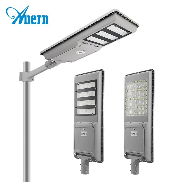 ANERN High Quality led solar street light with outdoor cctv camera