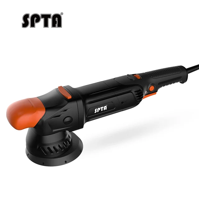 SPTA CP501-5/15 Orbit:15mm 1100W Dual Action Polisher 5-Meter Long Power Supply Cord Smoth Polishing For Car Polishing