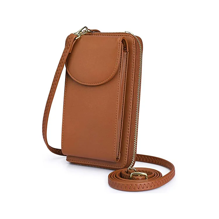 rfid crossbody cell phone wallet