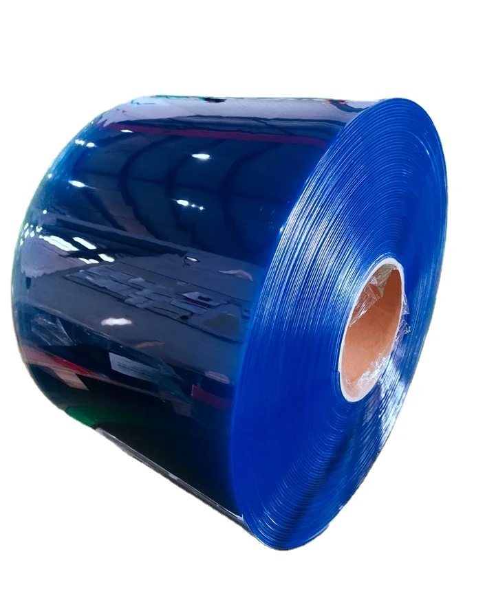 Ocean Blue clear Color PVC Strip Curtain  Table Cover Hydrophilic Soft  Transparent  Plastic Sheets Clean Room  for Outdoor