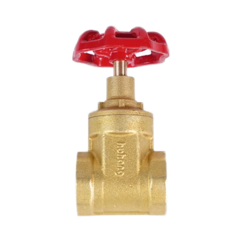 High-Temperature Manual Brass Control Gate Valve 1/2\" & 4\" Brass Copper Thread Ball Structure for Water Gas Oil Use manufacture