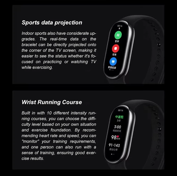 Original Xiaomi Mi Band Inch AMOLED Screen 5ATM