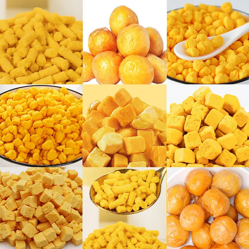 Wholesale Organic Freeze Dried Egg Yolk Granules Cubes Cat & Dog Treats High Protein Nutritious Pet Training Snacks