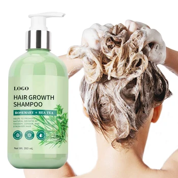 Personal custom to promote hair fluff natural growth retain long-lasting scented rosemary mint shampoo