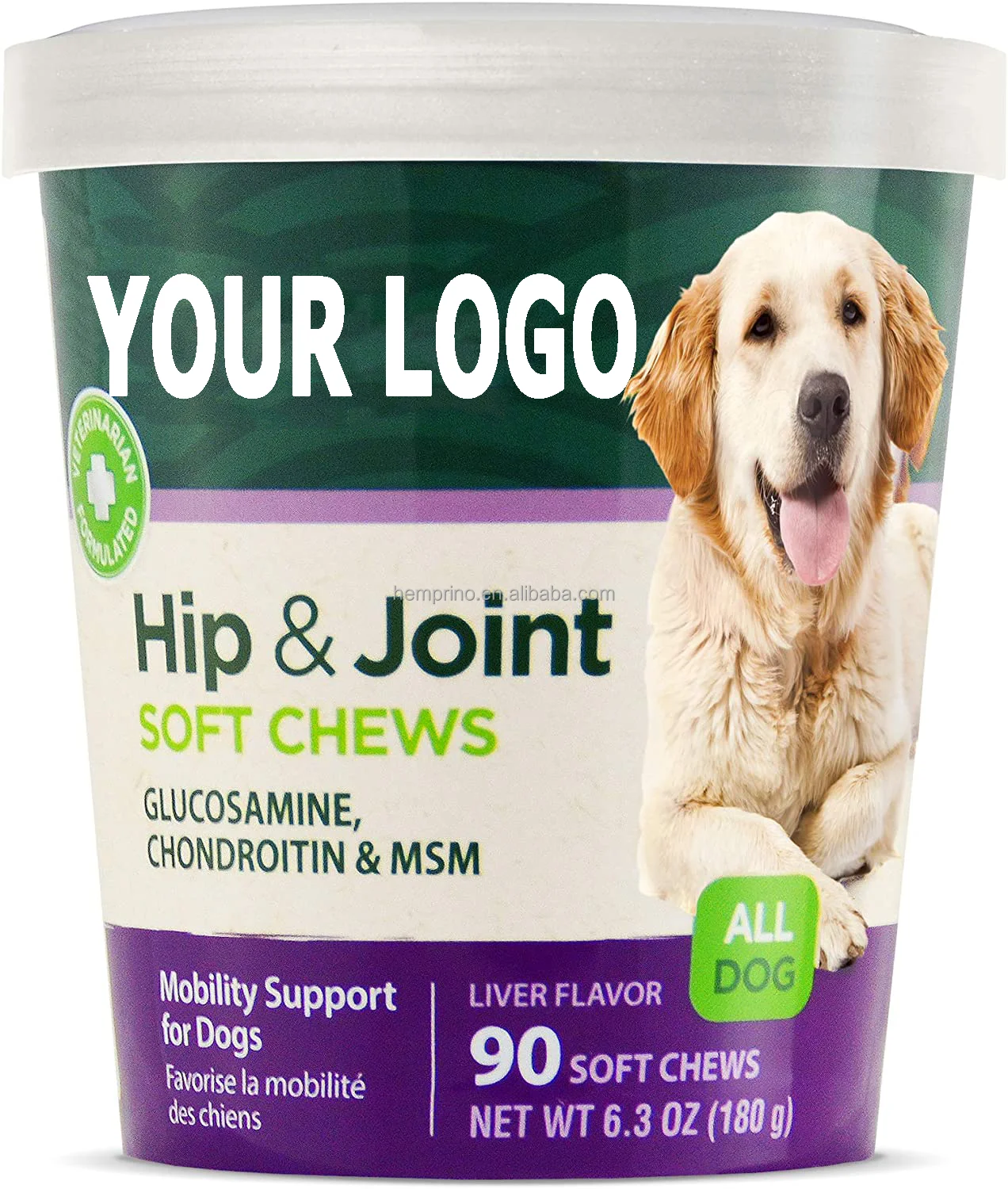 Private Label Soft Chews For Dog Calming Joint Supplement