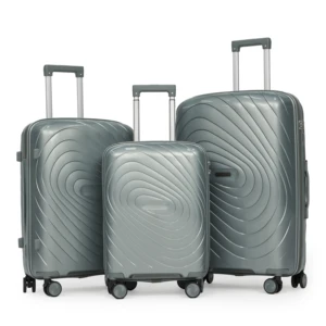 Factory Wholesale PP Suitcase Cheap New PP Four-piece Set 20"24'28" Lightweight Hot Sale Support Customization