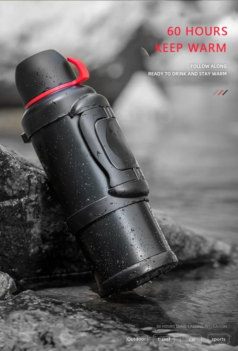 Source 3l 4l不锈钢保温水壶 大容量旅行保温瓶 便于携带用于茶水双壁保温on M Alibaba Com