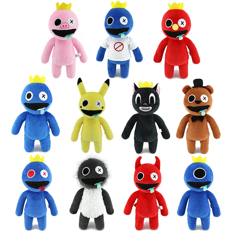 Roblox Rainbow Friends Plush Toy Cartoon Rainbow Friends Roblox Plush Doll  Stuffed Soft Toy For Halloween Toys Gift