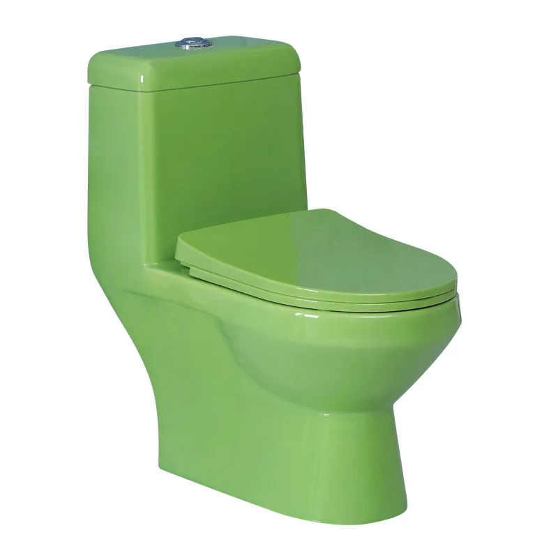 WC Cheap Floor Mounted Color Children's Ceramic Toilet Nursery School Bathroom One-Piece Kids Toilet