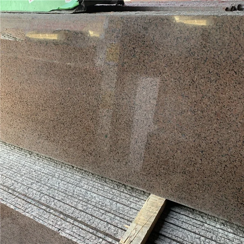 product marron guaiba pink granite floor tiles with various finishing steprose wooden granite price-2
