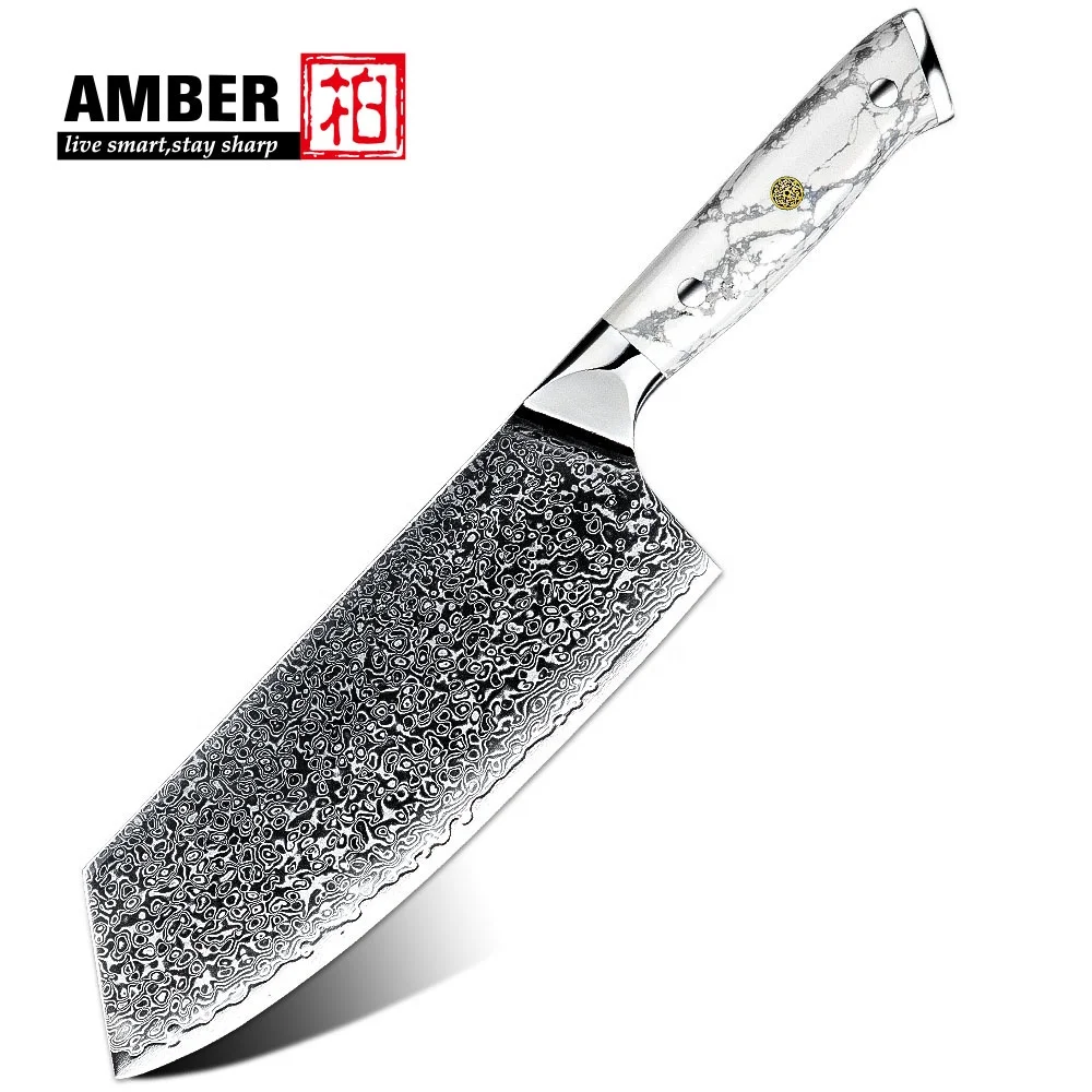 7inch 67 Layers Damascus Steel Cooking Meat Vegetable Bunka Chopping Chef  Chinese Cutting Cleaver Knife Kitchen Knife