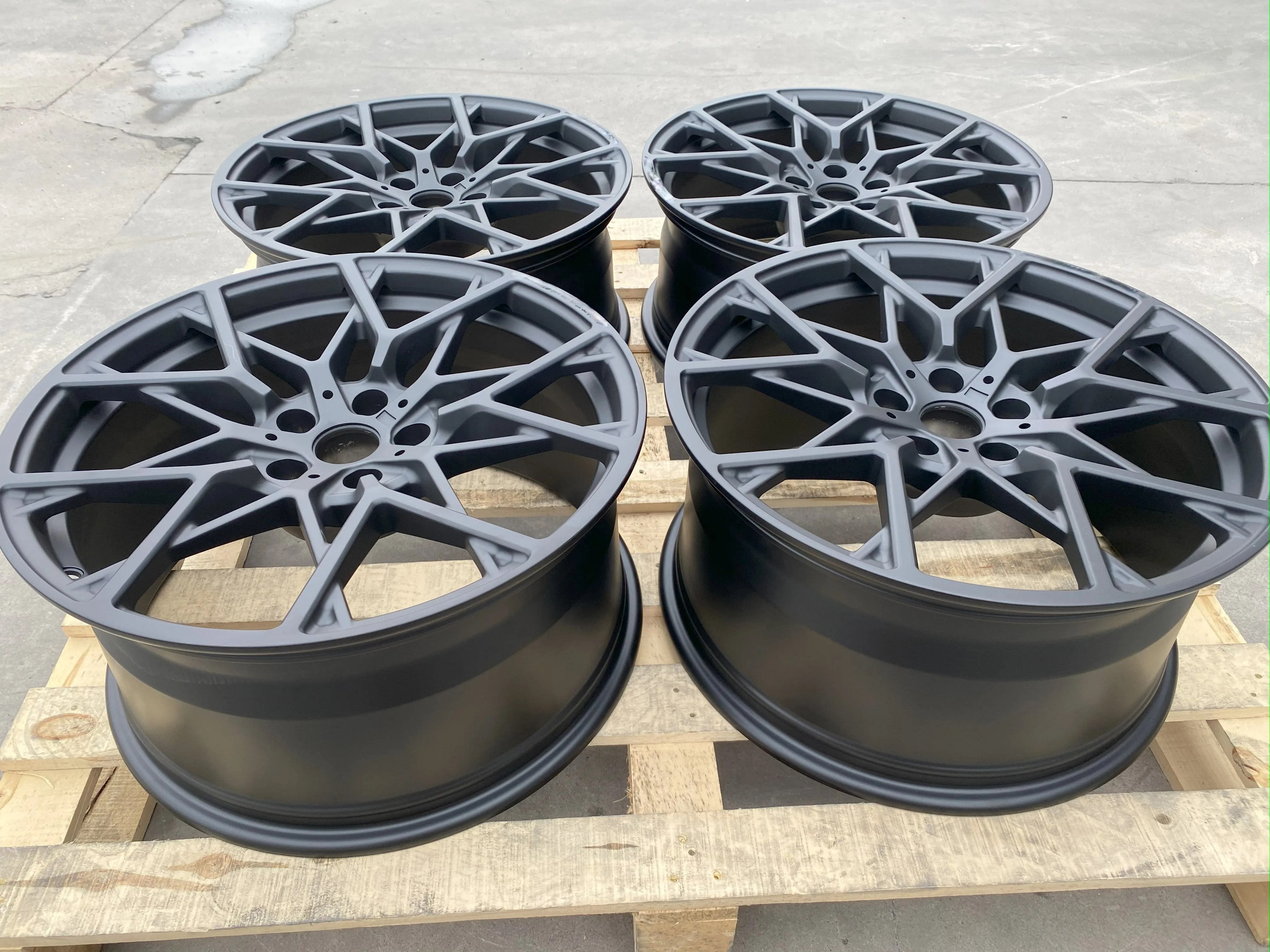 GVICHN matte black concave forged wheels 16 - 26 inch aluminum alloy rims 5x112 5x114.3 5x120 wheel hub