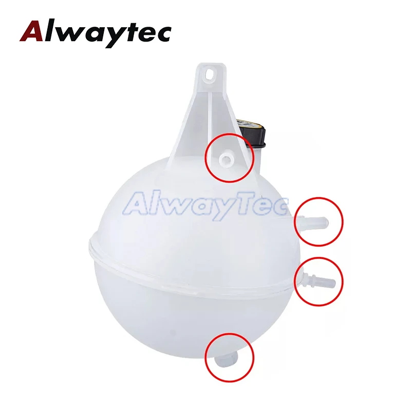 Auto Part Radiator Coolant Expansion Header Tank Reservoir Tank Coolant Overflow Tank with Cap