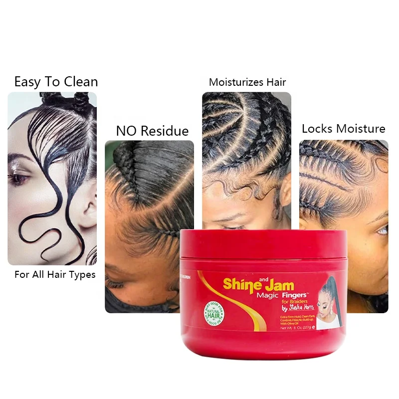 Twist Loc Gel Shine And Jam Gel 4c Extra Firm Hold Edge Control Shining