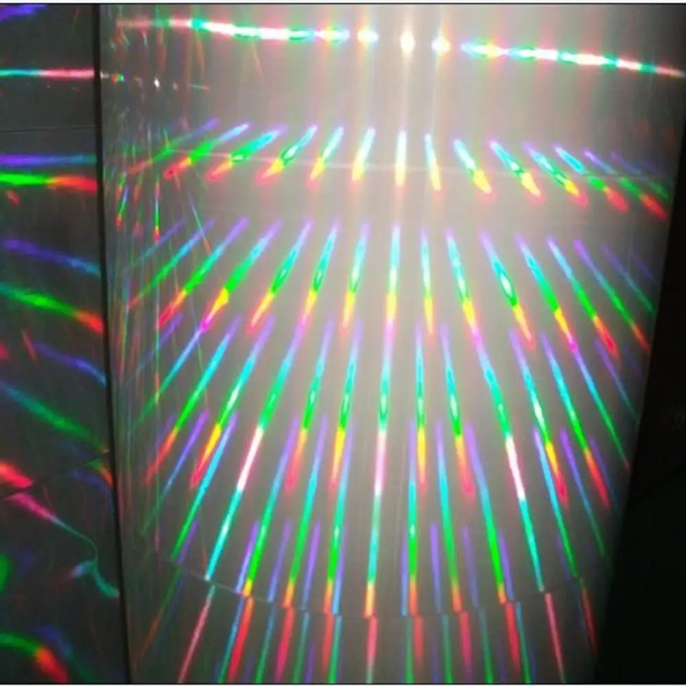 6x6 INCH Diffraction Grating Sheet With Display Case 25,400 Lines Single Axis 