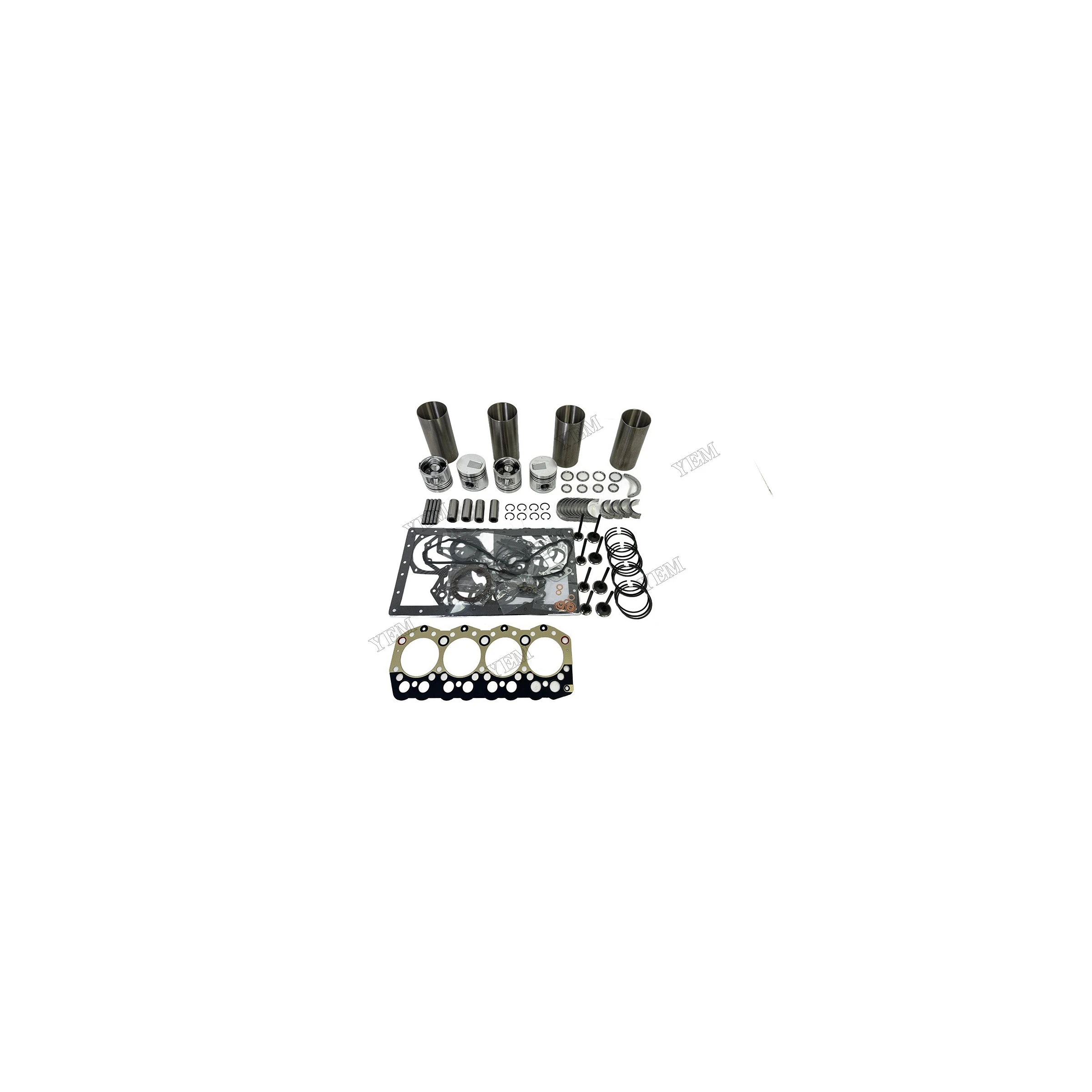 Overhaul Rebuild Kit for Mitsubishi S4S S4SD S4S-IDI Engine F18B F18C Forklifts Replacement Engine Parts
