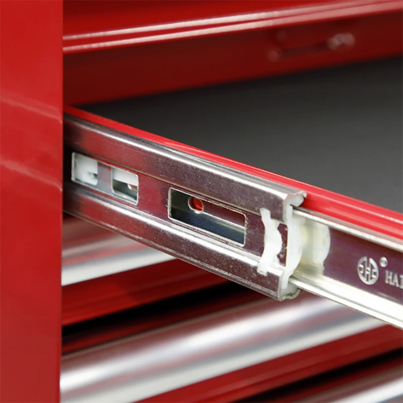 42-Inch Heavy Duty Stainless Steel Workshop Tool Cabinet Large Drawer Roller Metal Trolley for Garage Storage OEM Customizable manufacture