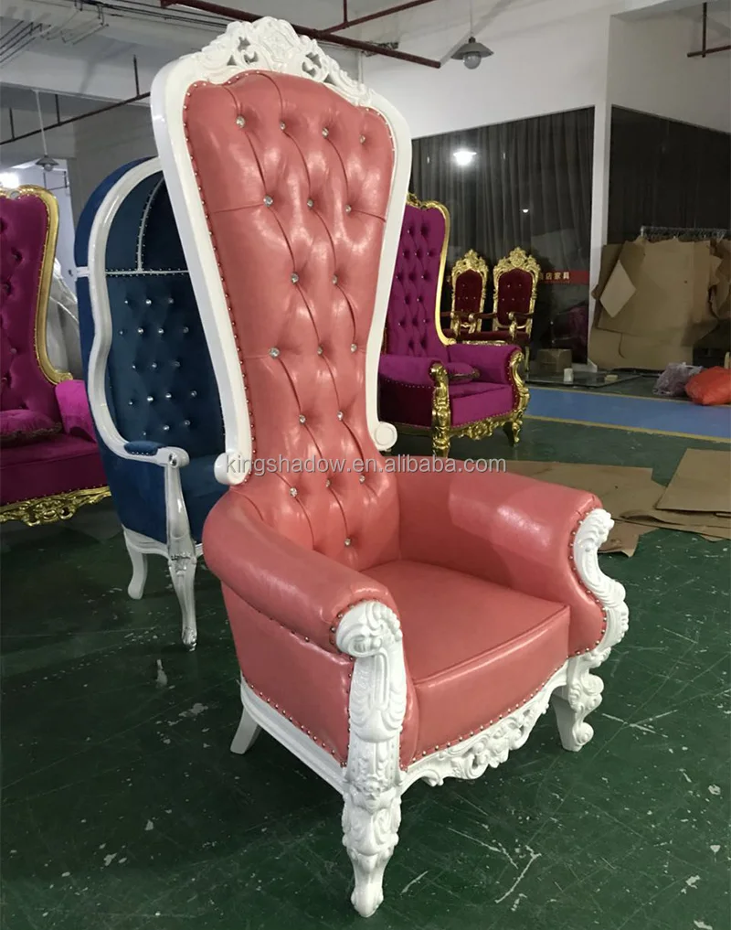 pink patent leather chair