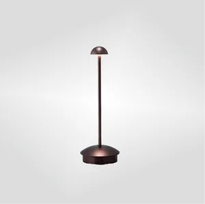 Modern Minimalist Aluminum Mushroom Night Light Creative Cross-Border LED Table Lamp for Restaurant Bedside Atmosphere Wholesale