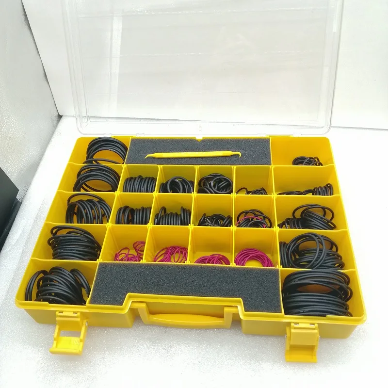 Kit O-Ring 580 Pezzi – Busy-Corner 4C-4782 – Nitrile 90 Duro – Per Raccordi Idraulici E Tubi – Compatibile Caterpillar