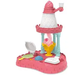 Оптовая продажа, игрушки, новая крутая глина, машина для имитации мороженого, Замок принцессы, игрушки для детей, набор игрушек из пластилина