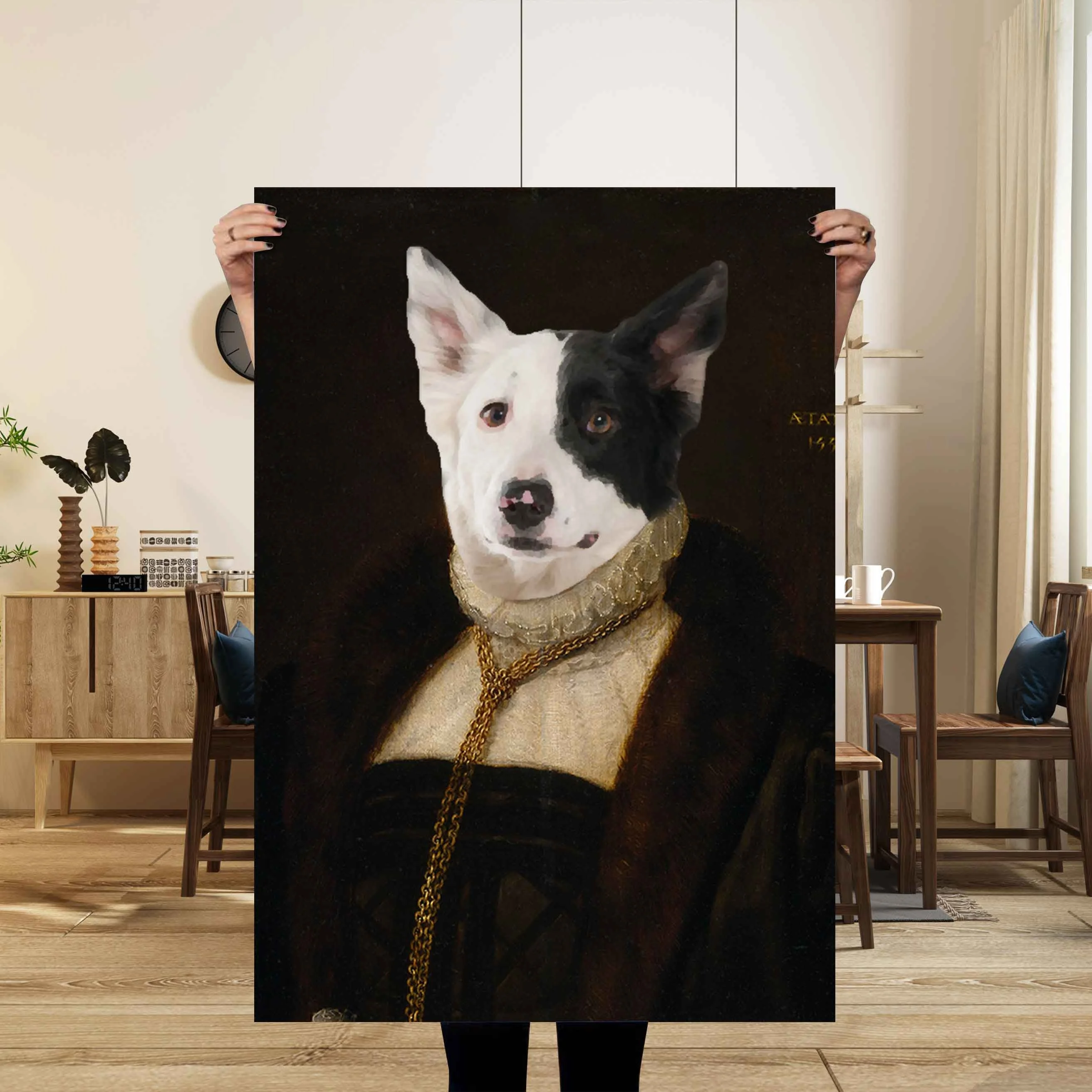 CUSTOM PET Portrait from your photo on gallery wrap canvas Customised dog art Original oil painting Australian Terrier Painting.