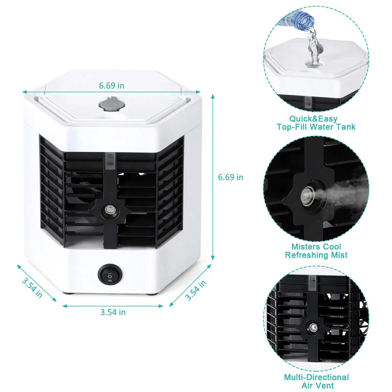 Air Conditioner, 5th, Portable, USB - detail 12