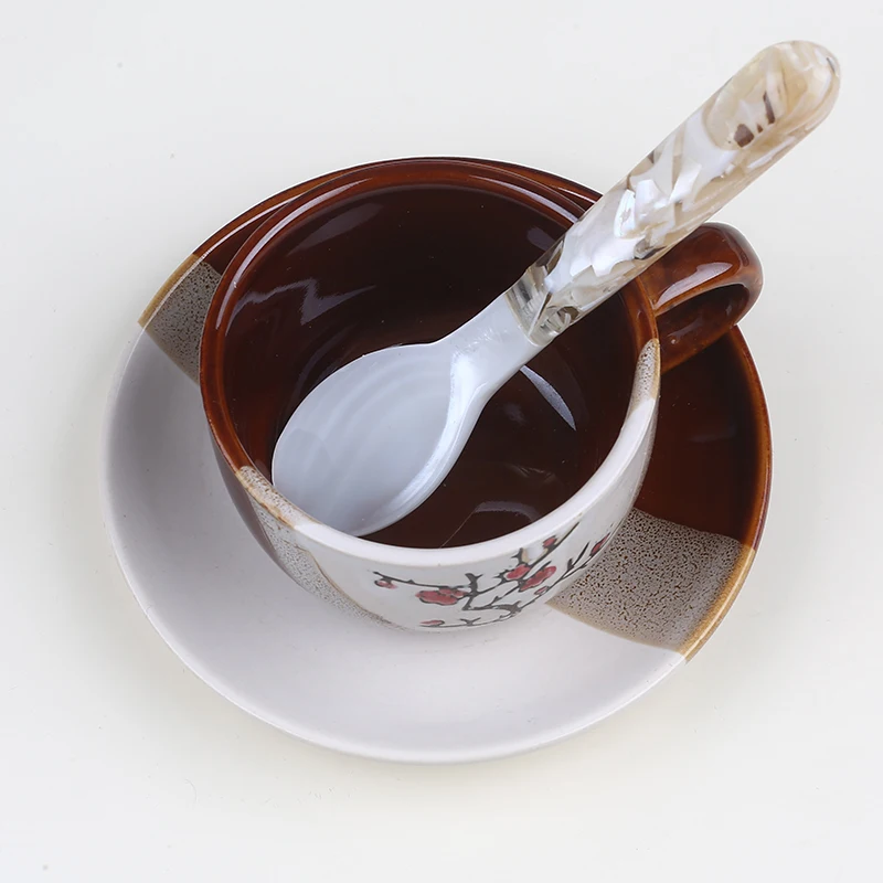 Ложка для икры оптовая продажа изысканная перламутровая Икра 12 см