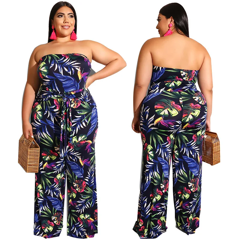 Mono Con Hombros Descubiertos Para Mujer,Moda Europea,Talla  Grande,Estampado - Buy Mono De Cóctel De Noche Para Mujer,Mono Negro Sexy,Monos  Para Adultos Product on Alibaba.com