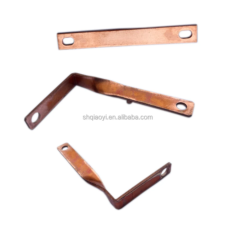 copper sheet to be used to fix conductor to structures/One hole cable clip are made from copper