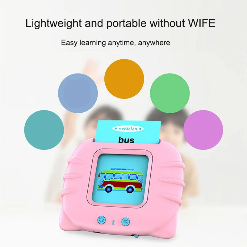 Kids Preschool English Learning Speech Therapy Machine Toys Sight Words ...