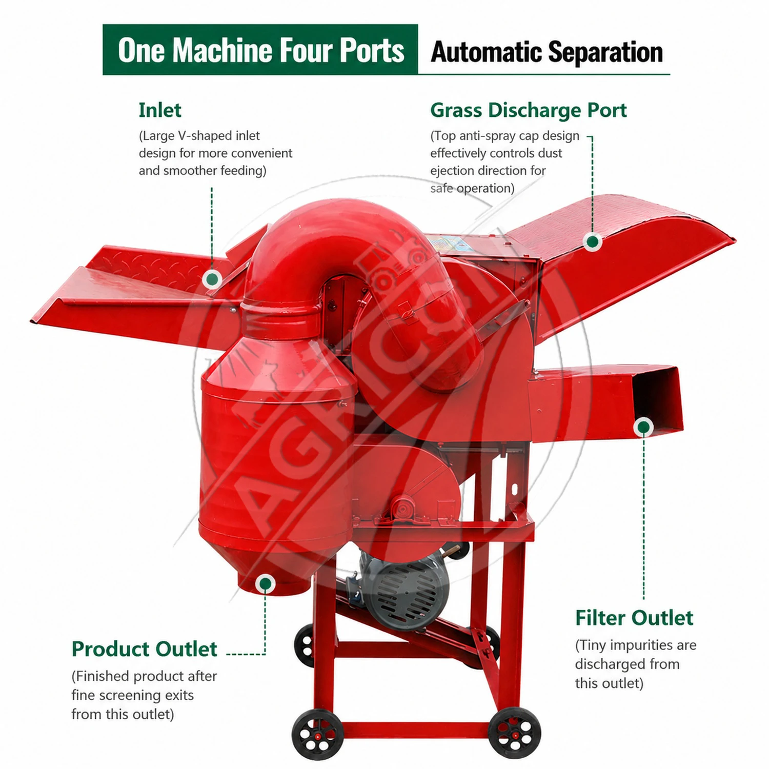 Grain Thresher 200kg/h