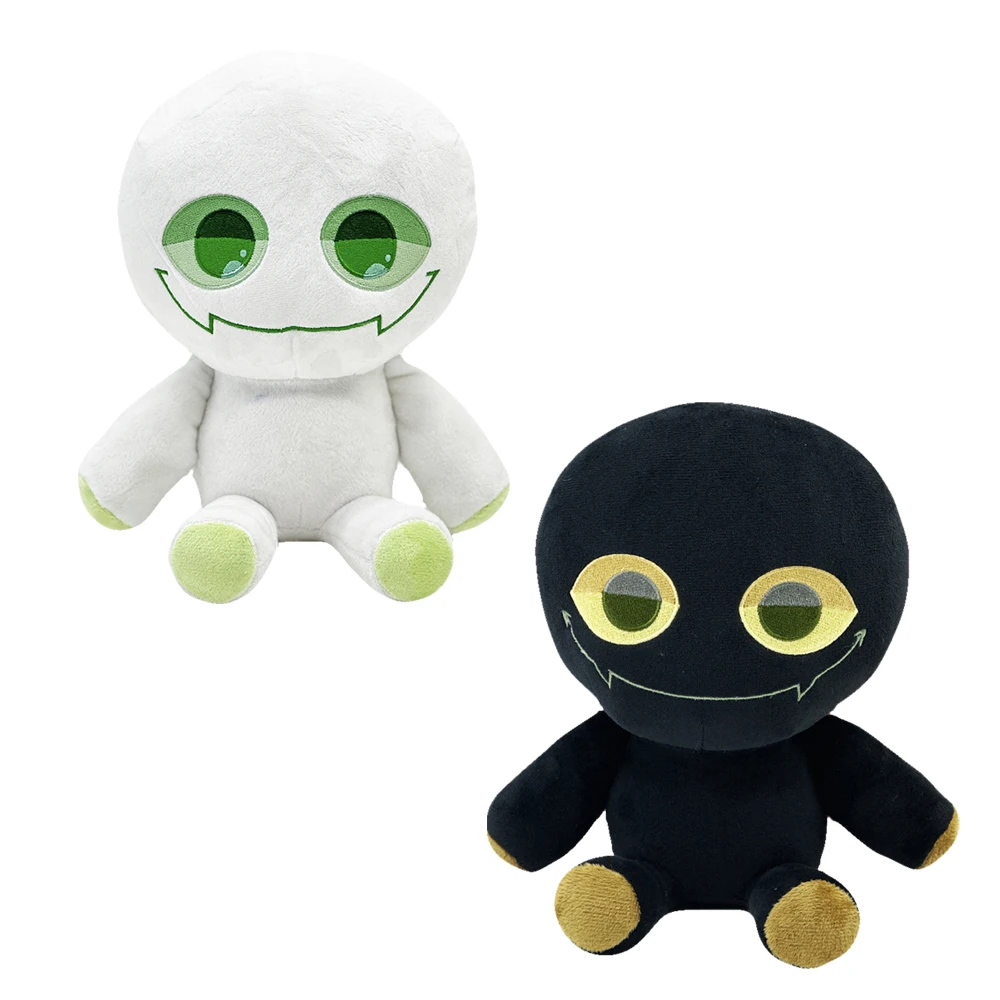 新しいスラップバトルボブぬいぐるみ白と黒のゲームぬいぐるみ