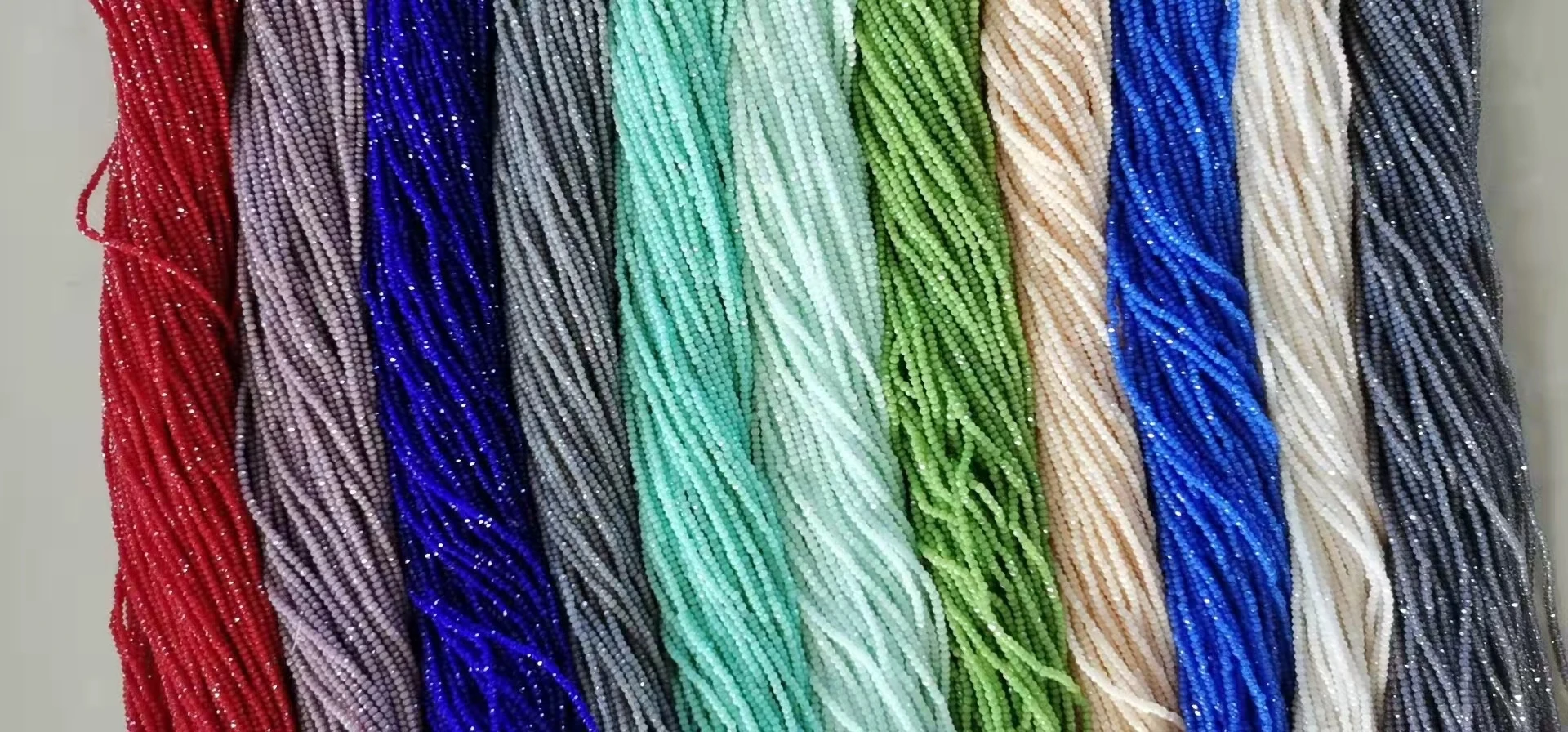 170 Pz/Strand Colorato 2X3mm Cristallo Rondell Sfaccettato Perle Di Vetro Gioielli Fare FAI DA TE Pavone Blu 2X3MM-170pcs - Foto 11