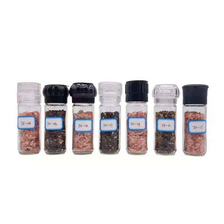 100ml Glass Spice Bottle With Grinder / Salt Pepper Grinder Mill Buy
