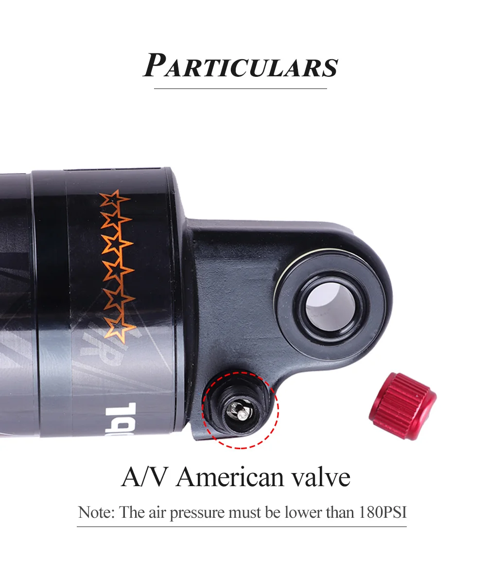 Blooke Mtb Bike Rear Suspension Adjustment Air Pressure Bicycle Rear