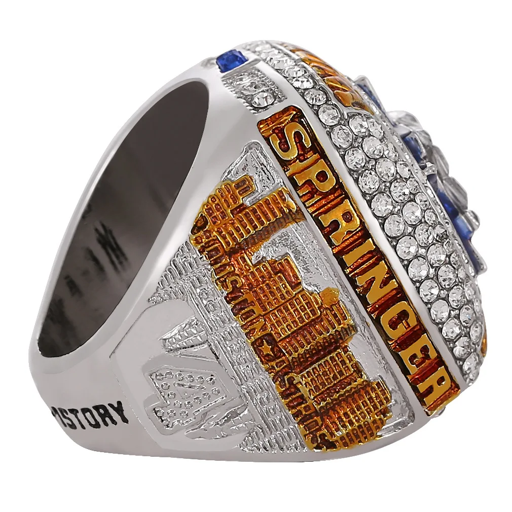 Baseball Championship Ring 2017,Baseball Gifts for Replica World Series  Rings for Men Women Kids,Houston Memorabilia Merch for Room Office Party  Decor Merchandise Accessories