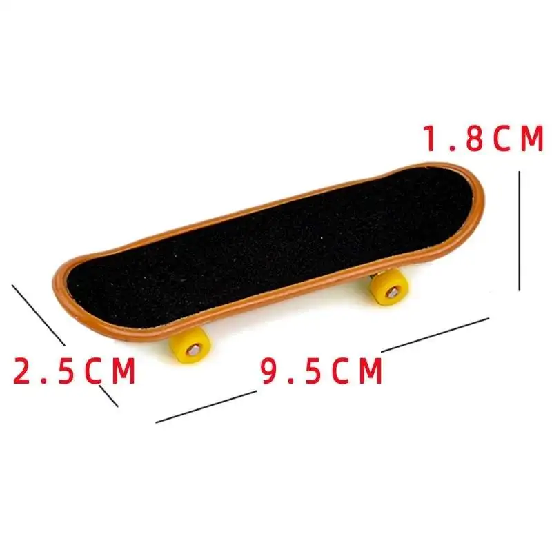 Mini plástico skate dedo tabuleiro mesa jogo skates brinquedo #03