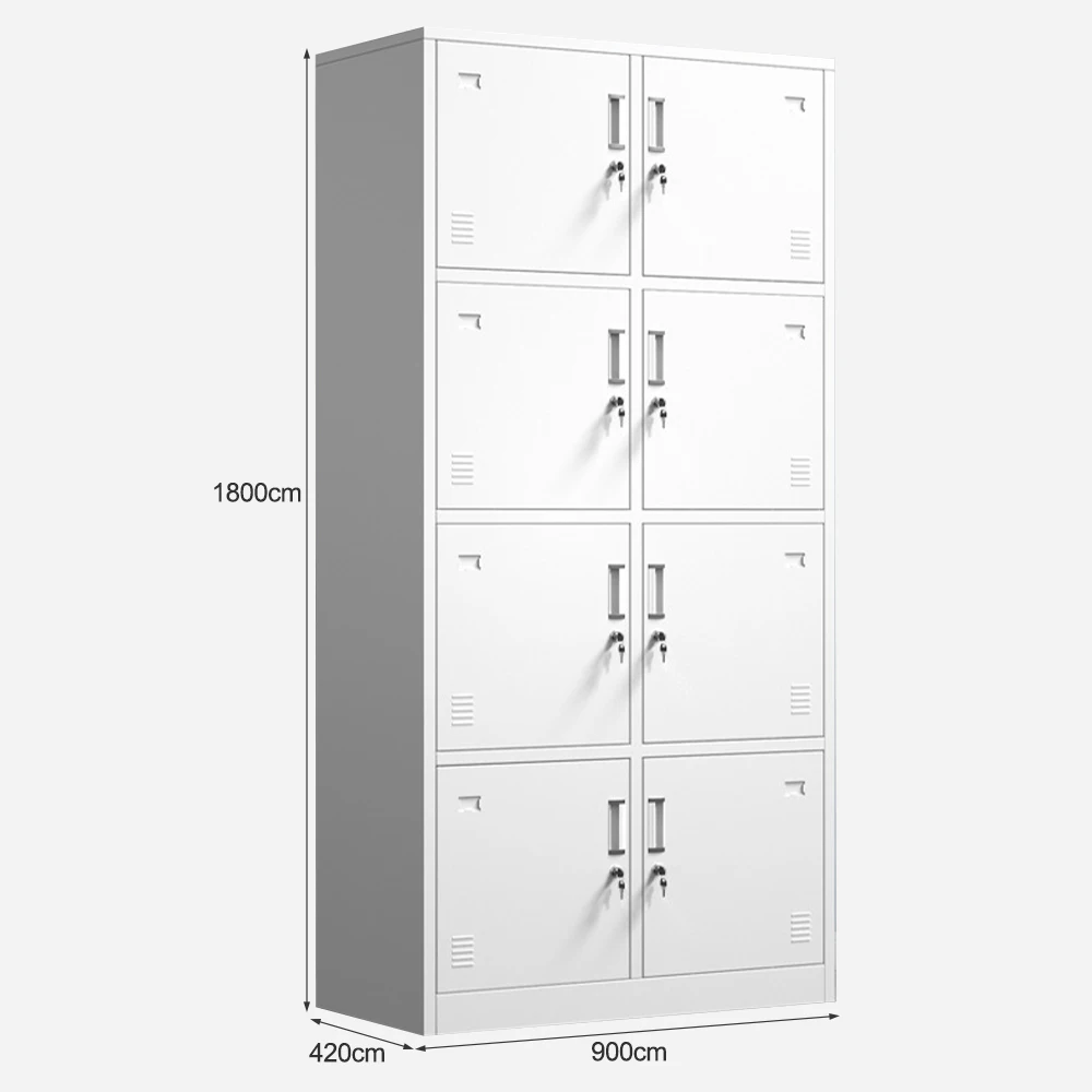 School Steel Locker Organizer with Vertical Design and Knock Down Feature